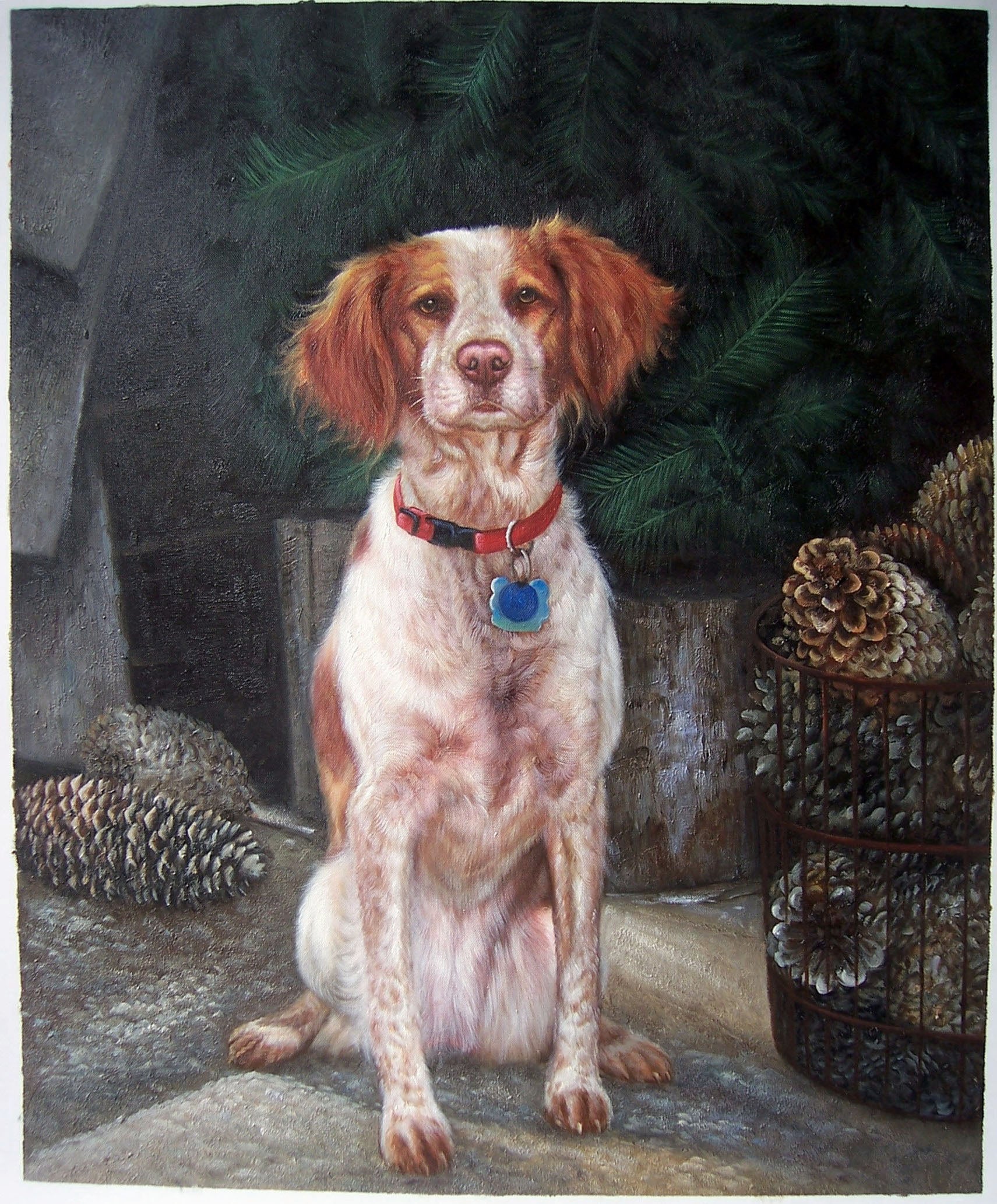 Pet Portrait in Oil