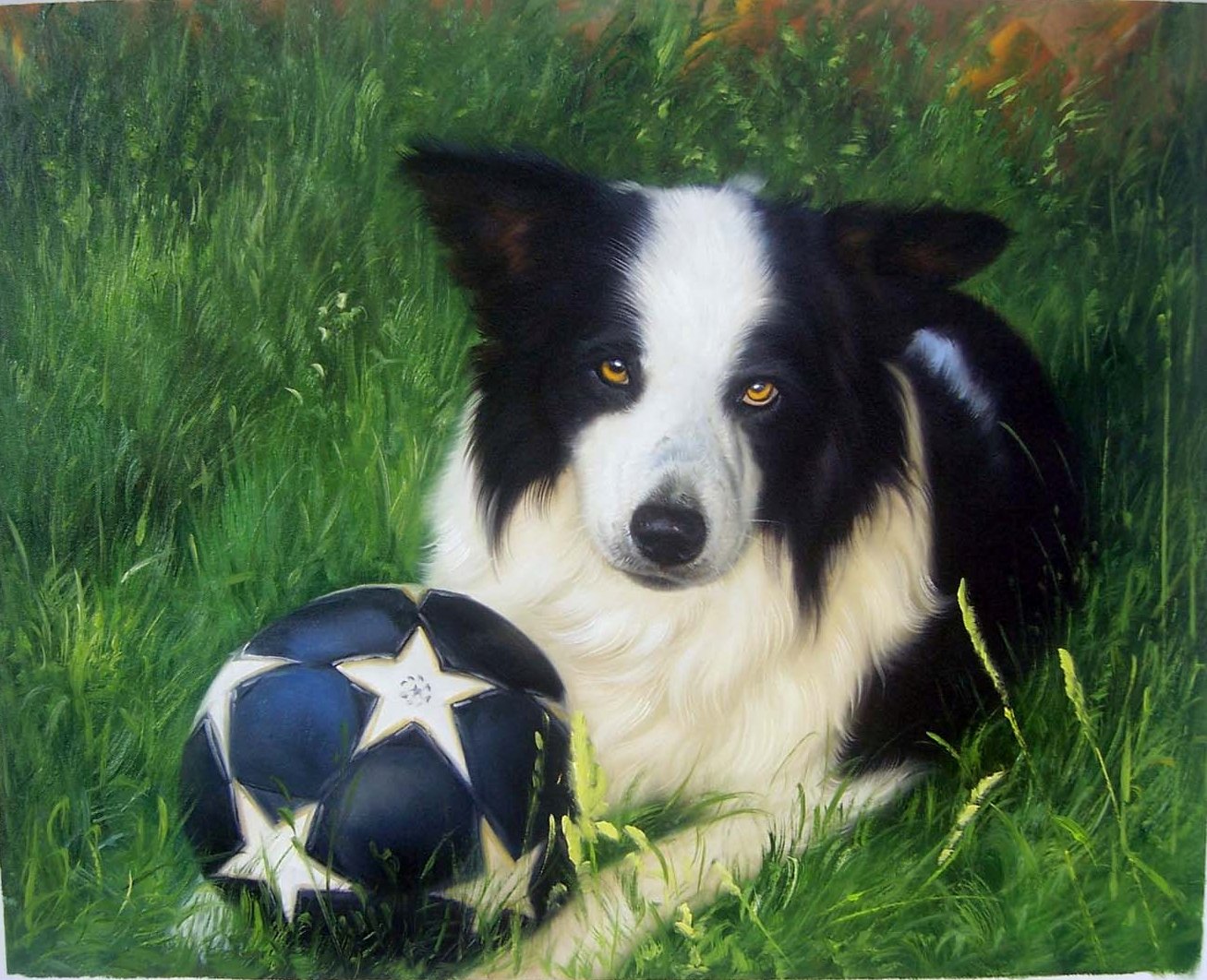 Pet Portrait in Oil