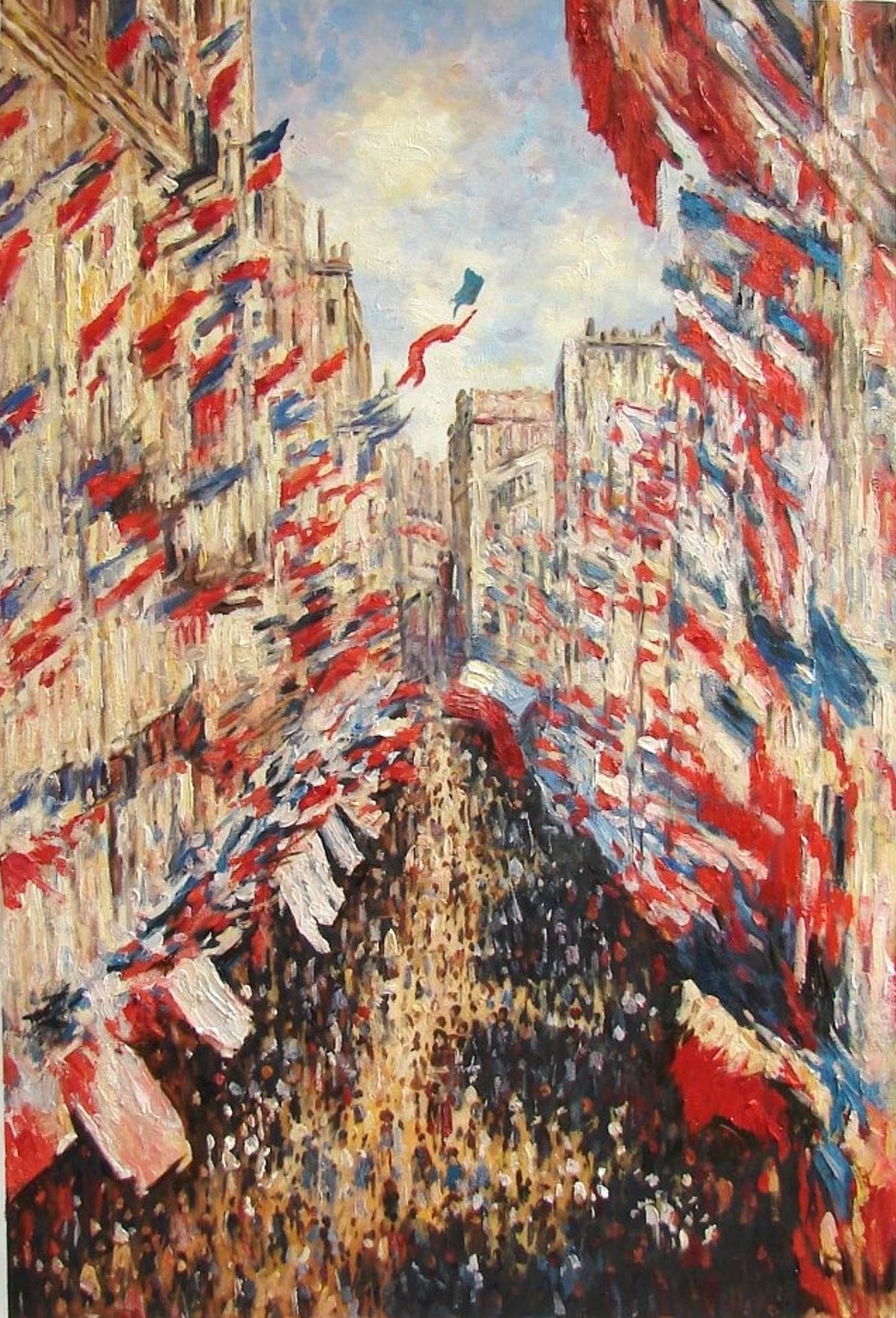 Landscape & Houses in Oil